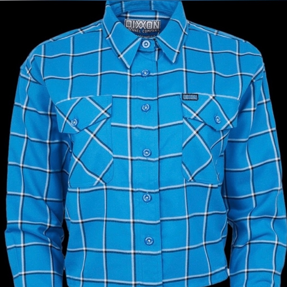 DIXXON Flannel Co. Brentwood Blue
Plaid Waistline Flannel NWT - Picture 2 of 13
